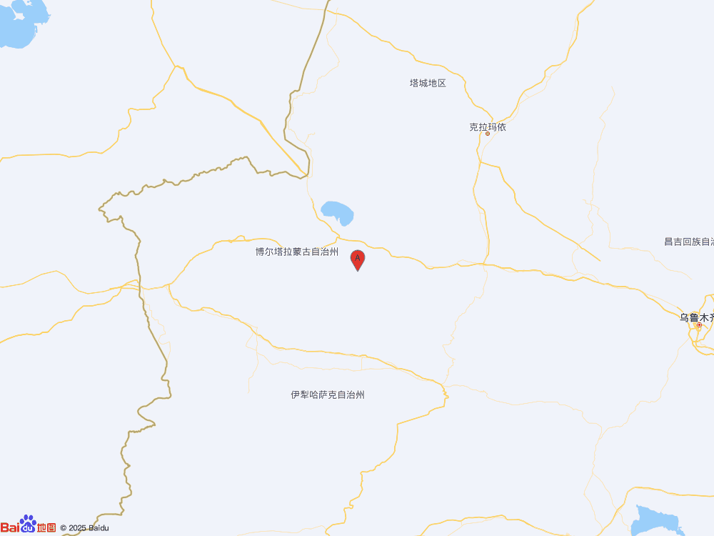 新疆博尔塔拉州精河县(北纬44.37度,东经83.22度)发生3.2级地震